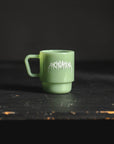 DOOM Milk Glass